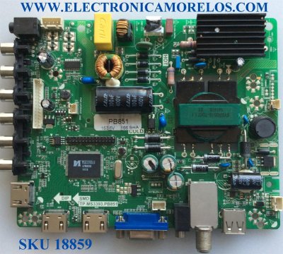 MAIN / FUENTE / (COMBO) / APEX B14041524 / TP.MS3393.PB851 / PB851 / E157925 / PANEL`S ST3151A04-5 / GKB5.948.1031 / MODELO LE3245M